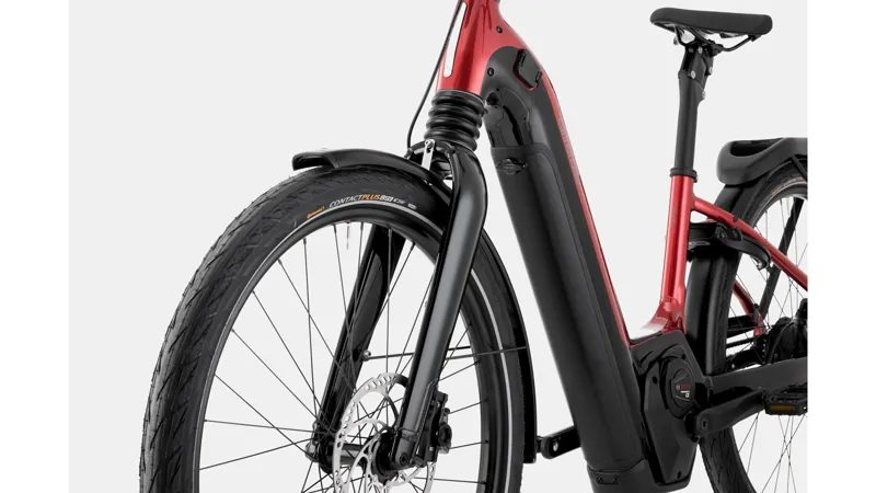 Cannondale Mavaro Neo 1 2024 StepThru Electric Hybrid Bike - Candy Red-2